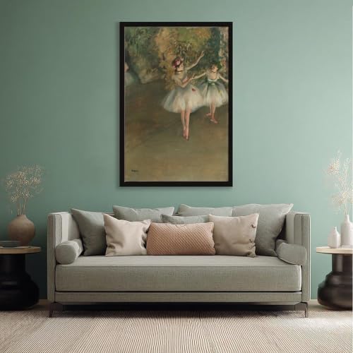 Impression sur toile Edgar Degas decoration murale salon et bureau avec cadre suspendu
