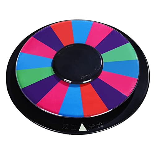 Homoyoyo 8/16 Slot Spinning Prize Wheel - Colorful Tabletop Roulette Wheel for Wheel of Fortune Games