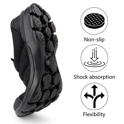 Slip-On Mules for Women & Men | Lightweight Breathable Walking Shoes | Open Back Sneakers & House Slippers | Comfortable Closed-Toe Clogs | Indoor/Outdoor Casual Shoes4