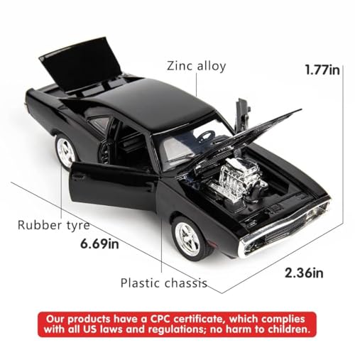 Image of Royals hub Fast & Furious 7 Model Car Sports Car 1:32 Exclusive Alloy Metal Pull Back Die-cast Diecast Metal Pullback Toy with Openable Doors & Light Music Toys for Kids【Colors as Per Stock】