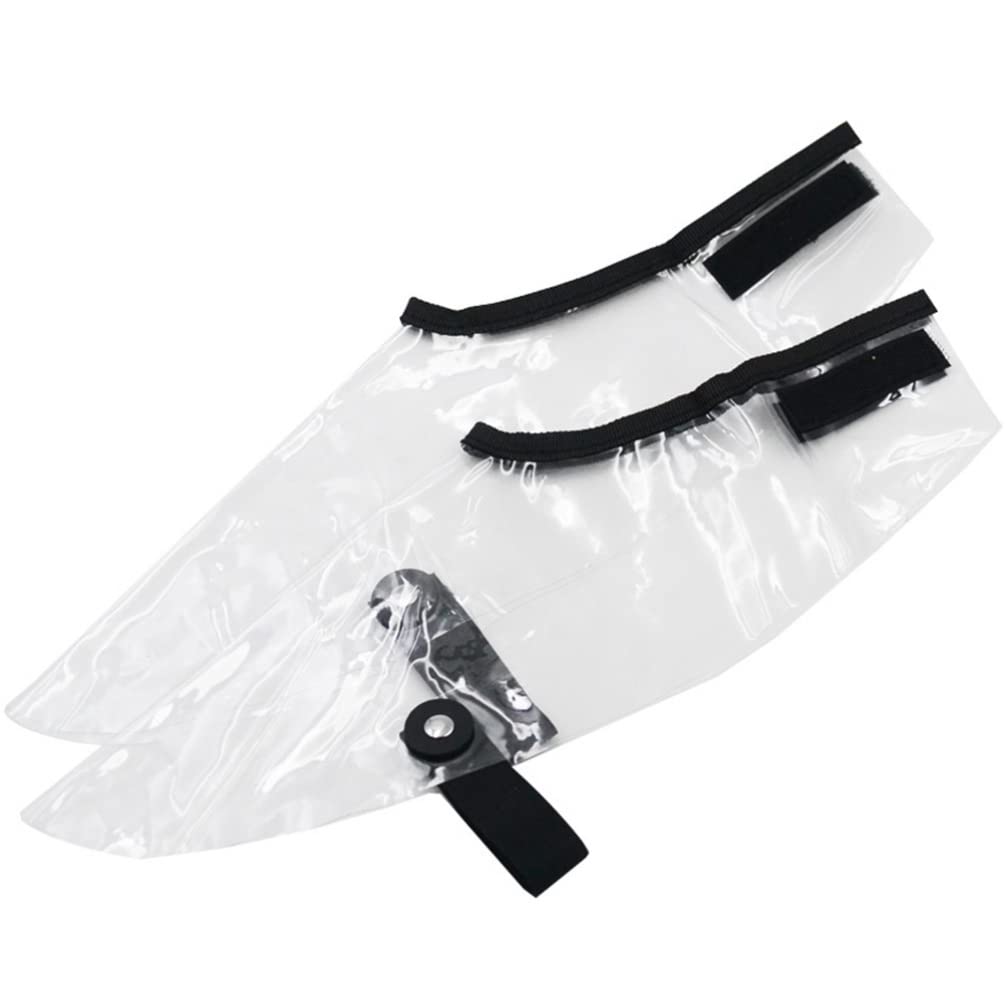 Silicone Hair Stylist Hairdressing Cover Transparent Non Slip Protectors for Salon Outdoor