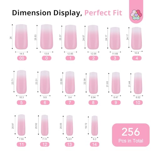 Image of SAVILAND Gel Nail X Kit: 4X Soft Tips with Drill, 256 Ombre Full Cover Nails Tips, Castor Oil Glue, LED Lamp & Portable Drill for Home Manicure