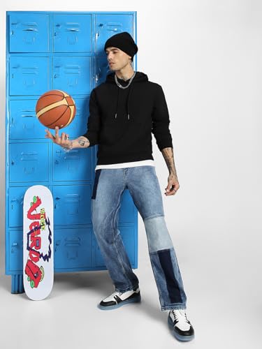 Image of Veirdo 280 GSM Cotton Fleece | Hooded Neck Full Sleeve | Regular Fit Sweatshirt | Solid Hoodie for Men | Sizes: S to 3XL