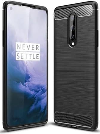 Image of Hybrid Carbon Fiber Back Case for OnePlus 8 (Black)