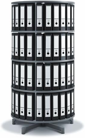 Spin-N-File 32" 4 Tier Rotary Binder Storage Carousel