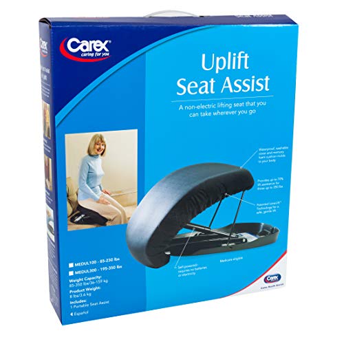 Carex Uplift Premium Seat Assist With Memory Foam - Chair Lift And Sofa Stand Assist - 70% Seat Lift Assistance Up To 230lbs, Standard by Carex - Image 4