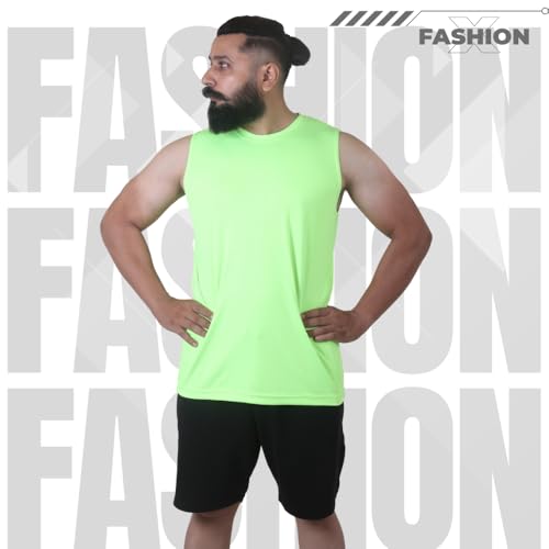 Image of Sleeveless T Shirts for Men - Gym Vest, Sando Tank Top Wear, Workout Baniyan, Stringers Inner Shirt, Bodybuilding Tshirts, Sports Tshirt Vests, Stylish Tanks Tops