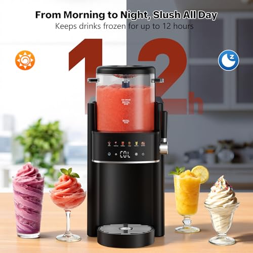Ranvaira Slushie Machine, Ice Cream Maker, Slushy Machine for Home and Families, No ice ne - image 6
