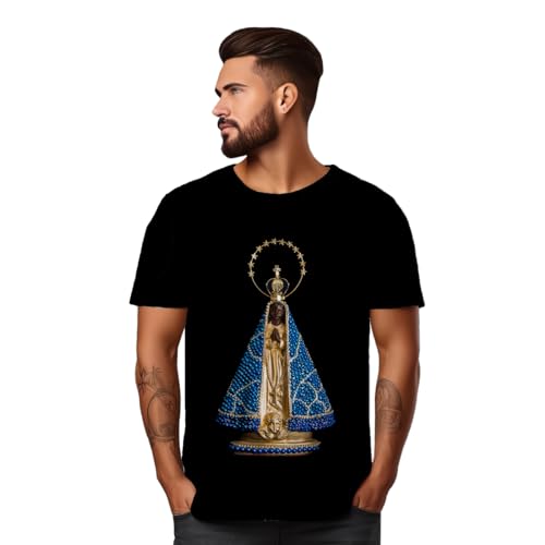 Camisa Camiseta Blusa Nossa Senhora Mãe de Deus Católica Padroeira do Brasil 4523 (M, 5291)