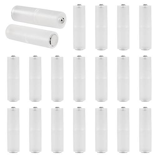 Coliao 20pcs AAA to AA Battery Adapter AAA to AA Battery Converter Holder AAA to AA Battery...