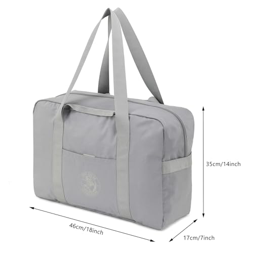 Travel Duffel Bag Weekender Overnight Bag, Sports Gym Bag Carry On Tote Bag for Men Women Scandihome Series2