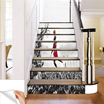 Gadgets Wrap Printed Only One In Million Steps Sticker Removable Stair Sticker Floor Wall Decor Decals Sticker
