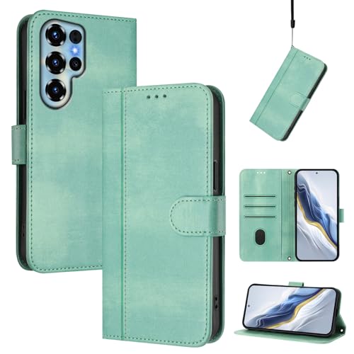 Cover �Ή��@�� for Doogee Note 56X,�Ή��@�� for Doogee Note 56X Pro �J�[�h���[�� �E�H���b�g�^ �X�}�[�g�t�H���p ���U�[�J�o�[ Green2