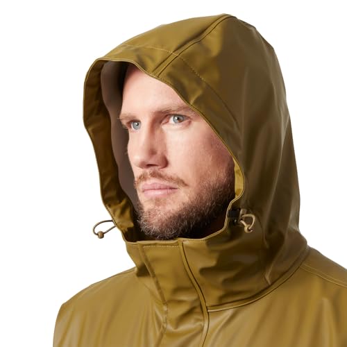 Image of Helly-Hansen mens Moss Hooded Waterproof Windproof Raincoat Jacket