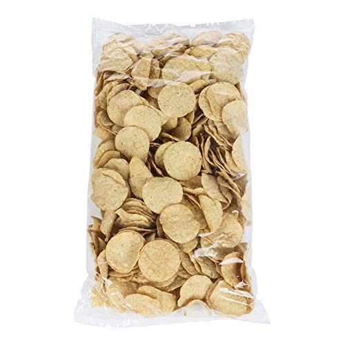 Mission Foods Round Tortilla Chips, White, 2 Pound (Pack of 6)