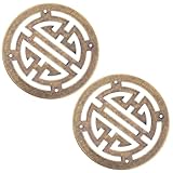 Applique métallique pour meubles : format compact, légère, vis incluses, facile à installer et à utiliser, un accessoire DIY idéal pour vos meubles et bijoux