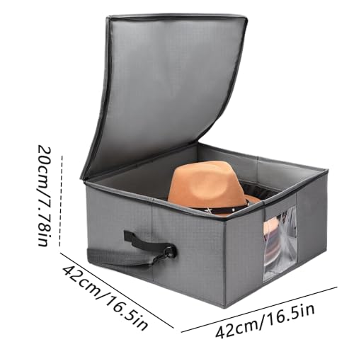 Sac de rangement gain de place pour protéger vos chapeaux en voyage - 6