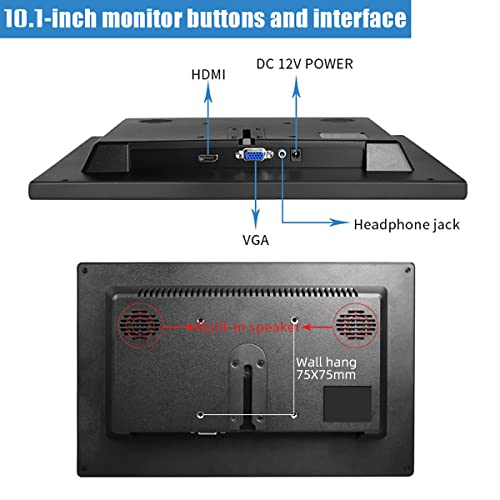 Monitor portatile 10.1 pollici 1366*768 IPS