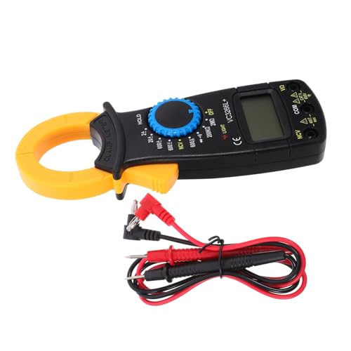 YARDWE デジタルクランプメーター 高精マルチテスター 多機能抵抗測定 電流電圧計 断線検知対応 手持ち携帯便利 家用 車用電気測定ツール