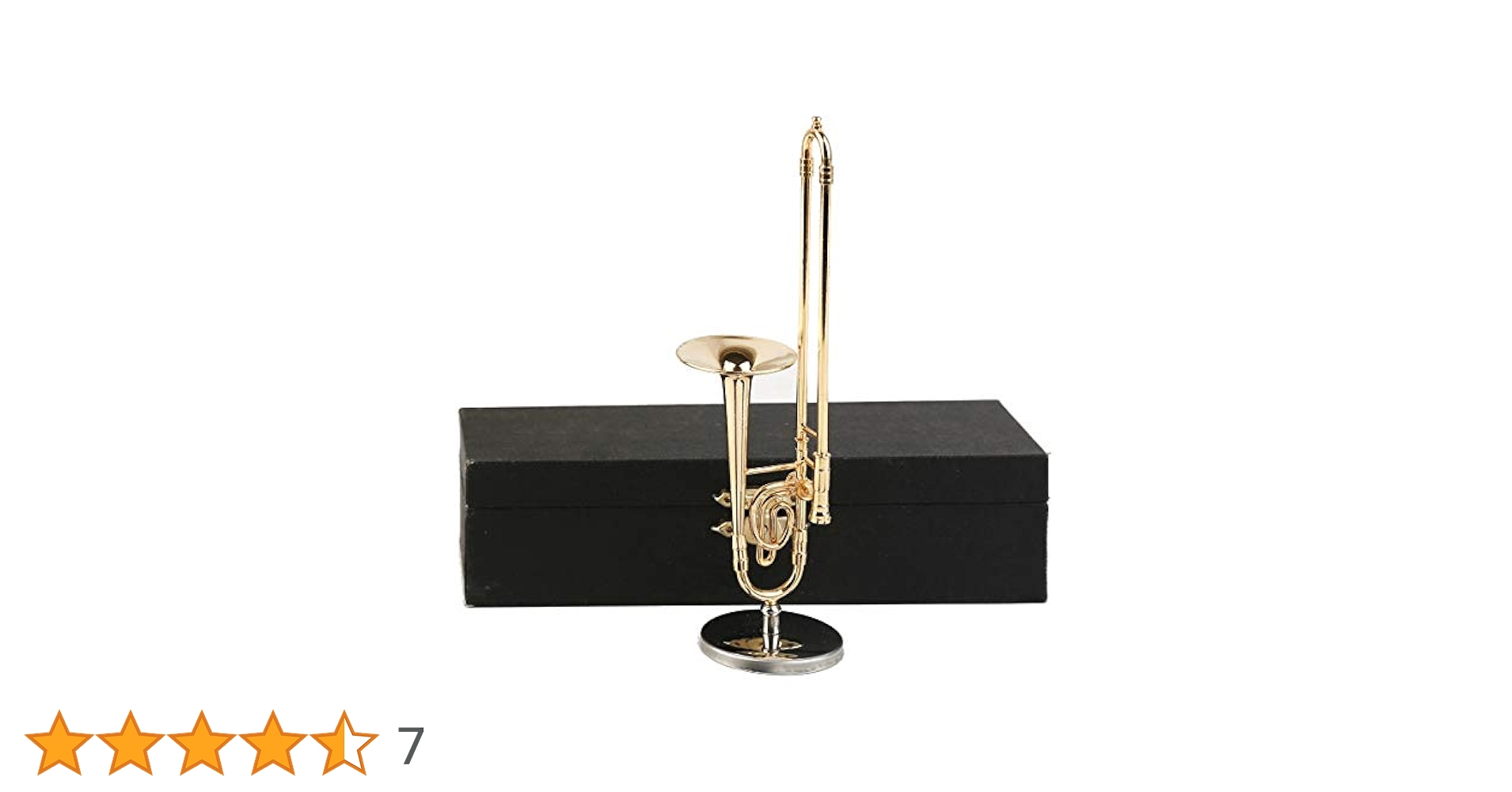 アンティーク管楽器ミニチュア ミニチュア楽器（フィギュア）チューバ カラーゴールド 金属製 1