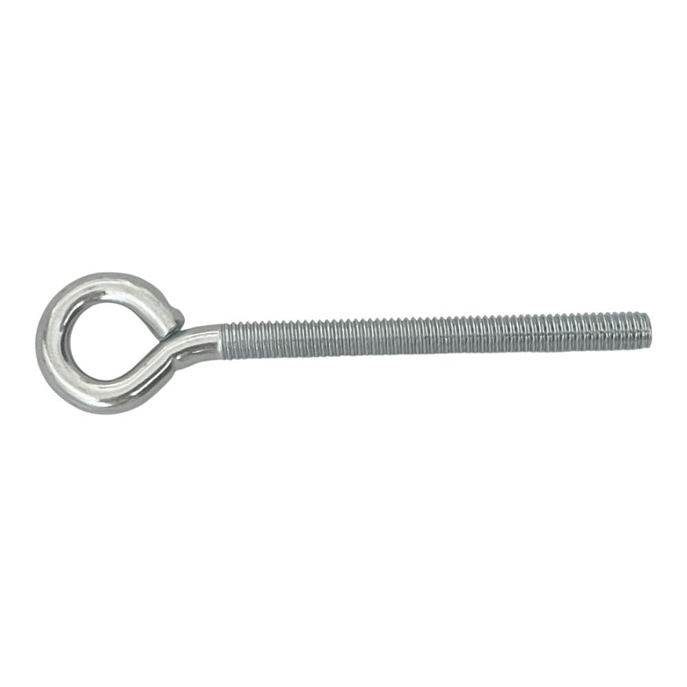 300 viti ad anello M6/100 mm | vite a occhiello M6/100 mm, bulloni ad occhio per un fissaggio sicuro, in acciaio zincato, ideale per interni ed esterni