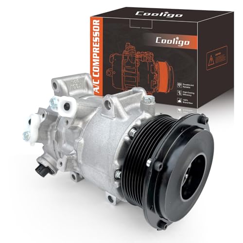 Image of Air Conditioner AC Compressor with Clutch for Toyota Camry 2.4L 2007-2009 | for Toyota RAV4 2.4L 2006-2008,for Toyota Hiace 2.7L 2006-2018,Replaces CO11178JC,8831006240,8831033250,8831042270