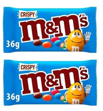 M&M Crispy Smooth And Creamy Milk Chocolate Covered With A Delicious Chocolate Candy 36gm (Pack Of 2) Imported (B0D57BKR2W) Amazon Price History, Amazon Price Tracker