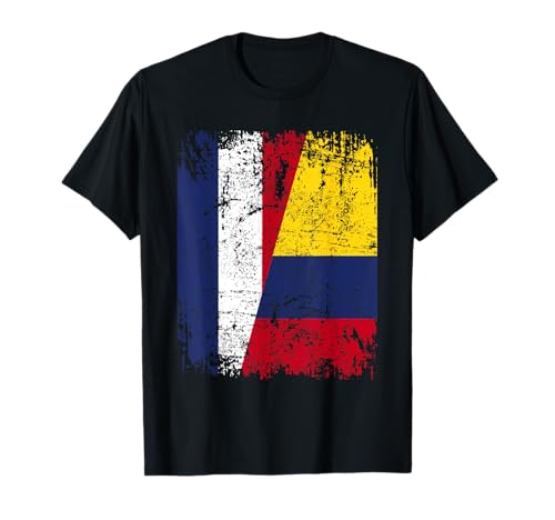 COLOMBIE FRANCE DRAPEAU DE L'AMITIÉ | COLOMBIE T-Shirt