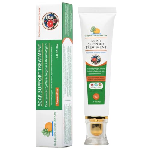 Dr. Speron's - 4th Gen - Natural Silicone Scar Gel – Promotes Natural Regenerative Activity, Clinically Shown to Make Scars Less Visible – 1.41 oz