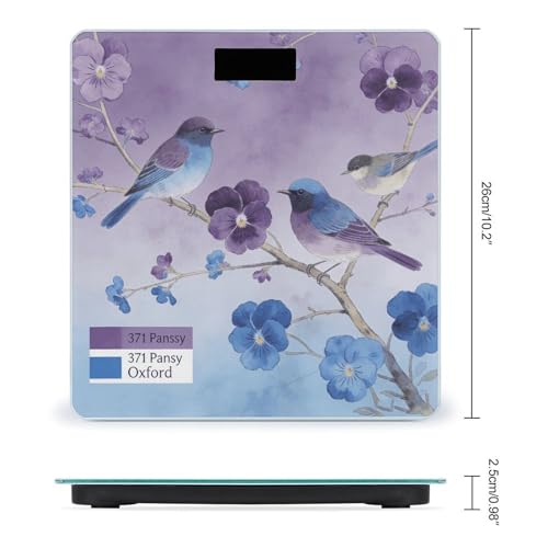 Báscula digital para baño LZQPOEAS 180 kg con pantalla LCD miniatura 2