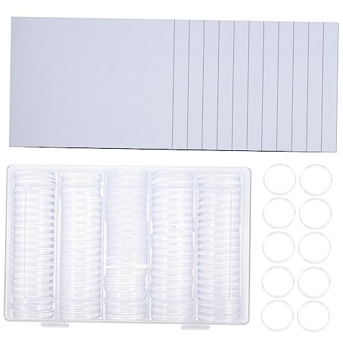 Set de cajas para monedas con protección y diseño transparente miniatura 1