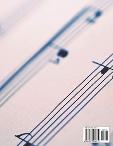 MUSIC IS MY THERAPY Music Journal (Diary, Notebook): Lined/Ruled Paper And Staff, Lyric Diary and Manuscript Paper for Songwriters and Musicians image 4
