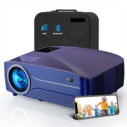 XINDA Native 1920x 1080P Projector,7500 L Upgrade Full HD 4K Projector for Outdoor Movies with 400" Diagonal,Support 4K Dolby Video and Zoom,Compatible with TV Stick,Phone,PC,TV Box,PS4 (Black)