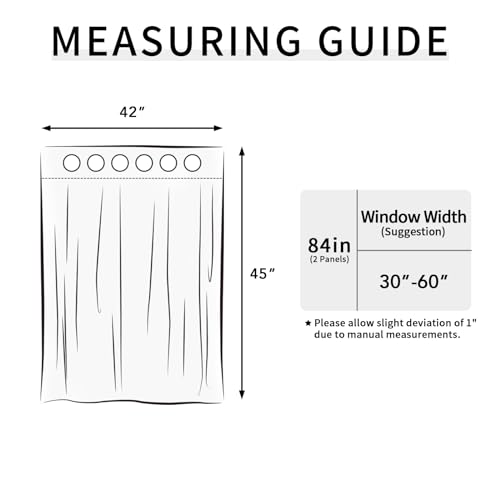 Image of Easy-Going Blackout Curtains for Bedroom, Solid Thermal Insulated Grommet and Noise Reduction Window Drapes, Room Darkening Curtains for Living Room, 2 Panels (42x45 in, Beige)