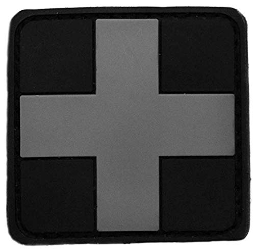 topt mili Red Cross Patch, Nurse, Ambulance Nurse, Medical Rescue PVC Vinyl 3D 5 x 5 cm Patch Badge