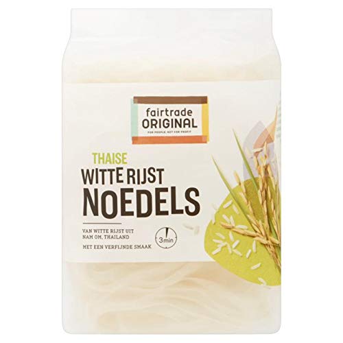 Fairtrade Original Thai Fideos de arroz de arroz blanco 225G