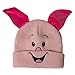 ComfyCamper Cute Pink Pig Beanie Costume Hat for Womens Adult Men Pigs Ears Hats Cosplay Halloween Costumes, One Size
