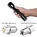 P13.5S LED Flashlight Bulb 3W DC 3-12V LED Conversion Kit for Compatible with Maglite 3-6 Cell C/D Flashlights Torch, 4 Pack