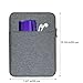 KOOSMILE Tablet Sleeve Bag for 8 inch P8 Laptop or N80 Mini PC Carrying Case for Pad (Gray)