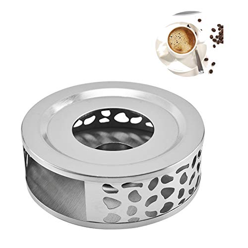 Plata Calentador De Tetera Calentador De T� Con Base Redondo Calentador T� Calentador Acero Inoxidable Base Calentador Tetera Acero Inoxidable Para Cafeteras Para T� Caliente Simple, Caf� Caliente
