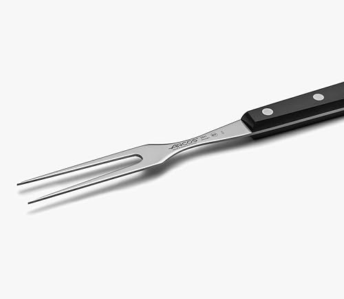 Miniatura 2 de ARCOS Tenedor de trinchar de acero inoxidable nitrum de 6 pulgadas y hoja de 6.299 in. Cuchillo de carnicero para deshuesar. Mango ergonómico POM de