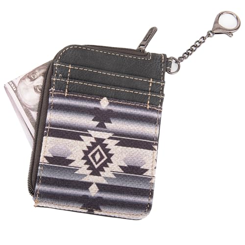 Wrangler Women's Southwestern Print Credit Card Wallet Grey One Size4
