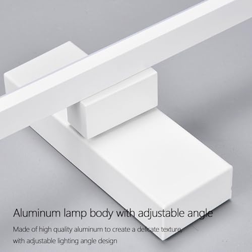 Aplique rectangular moderno de aluminio y hierro con acabado minimalista 5