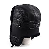 MEIVIYA Hiver Chaude Cuir pilo-t Capuchon soviétique Russe Faxu f-ur Chapeaux Chapeaux de...