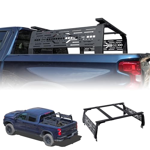 Autekcomma Full Size Pickup Truck Bed Rack Fits for Ford/Dodge