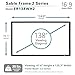 Elite Screens Sable Frame 138” Fixed Frame Projector Screen 16:9, Wall Mounted, 8K/4K UHD, ISF-Certified CineWhite, for Home Theater & Office, Compatible with Standard/Short/UST Projectors, ER138WH2