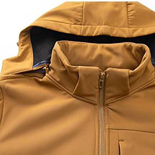 Veste de pluie tactique militaire softshell homme noire à capuche - 3