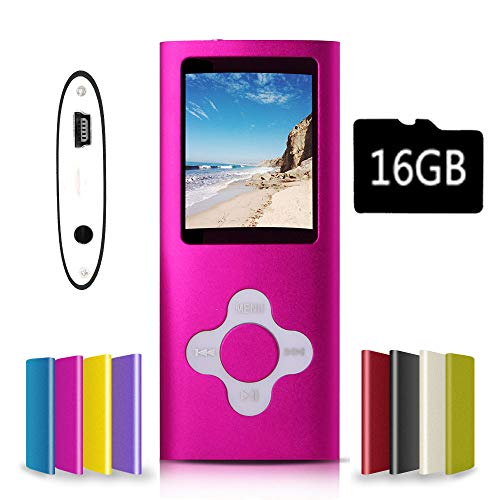 G.G.Martinsen Pink Versatile MP3/MP4 Player with a Micro SD Card, Support Photo Viewer