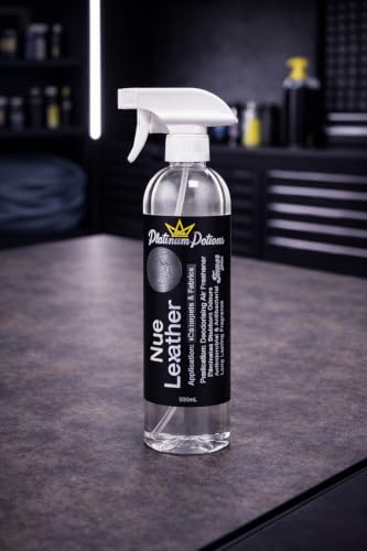 Image of Water-Based Car Air Freshener Spray | Luxury Automotive Deodorizer | Mold-Resistant Formula | Eliminates Odors & Refreshes Vehicle Interior | 17 fl oz | Nue Leather