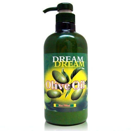 Dream Olive Oil Lotion for Body, Hands and Feet; Creates Smooth, Non-Greasy, Delectable, Calming, Emollient Long Lasting Smell for Dry Skin; Popular Use in Nail Salons & Spas - 750ml